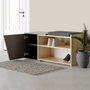 Hanah Home Fiona Armario para Zapatos Roble y Antracita